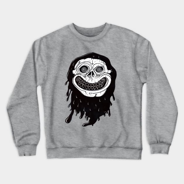 Oily Black Deth Crewneck Sweatshirt by Brownlazer